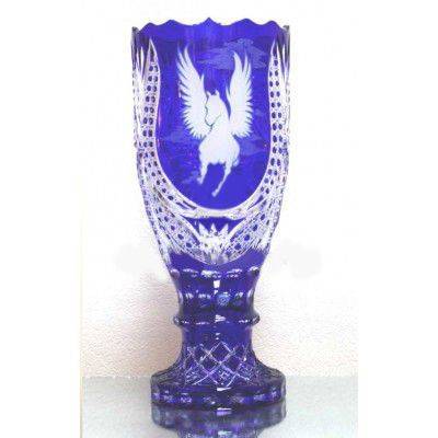 Декоративная хрустальная ваза-кубок "Восторг"